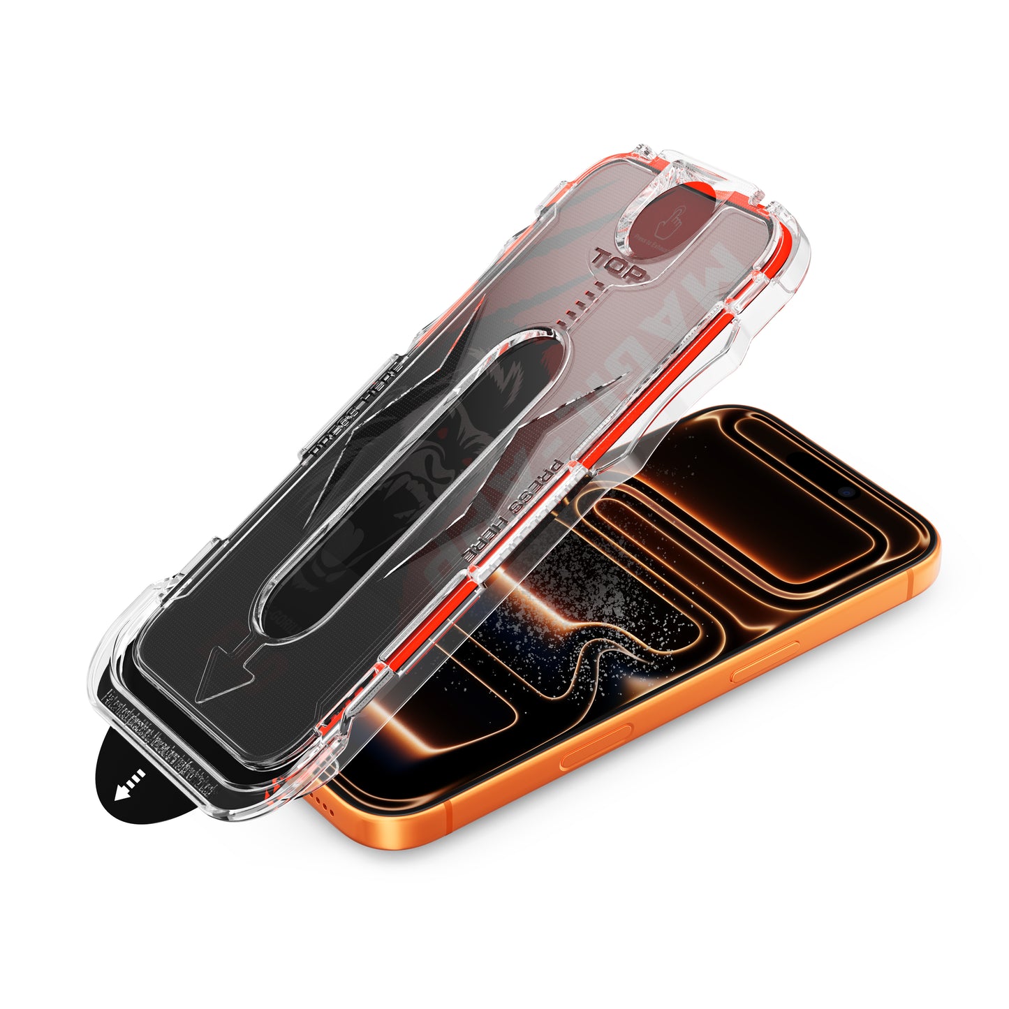 Ochranné tvrzené sklo s privátním filtrem pro iPhone 13 Pro – s aplikátorem