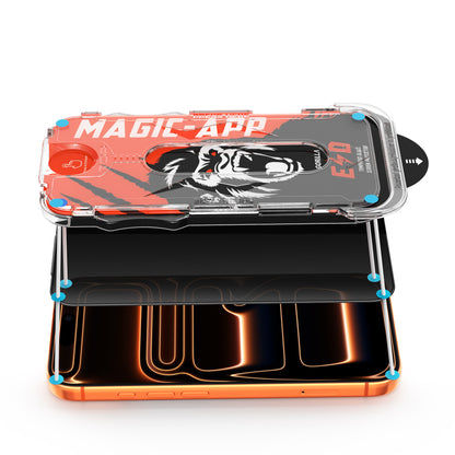 Displayschutzfolie aus gehärtetem Glas mit Blickschutzfilter für iPhone 14 – inklusive Applikator