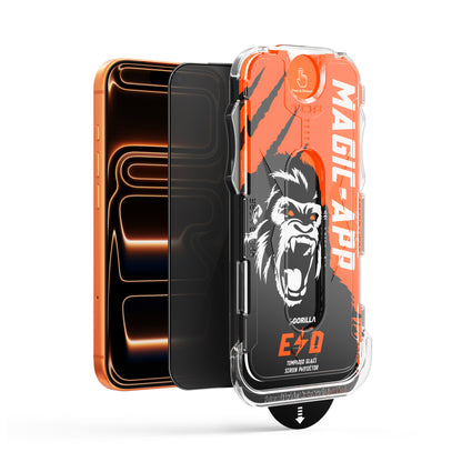 Displayschutzfolie aus gehärtetem Glas mit Blickschutzfilter für iPhone 14 – inklusive Applikator